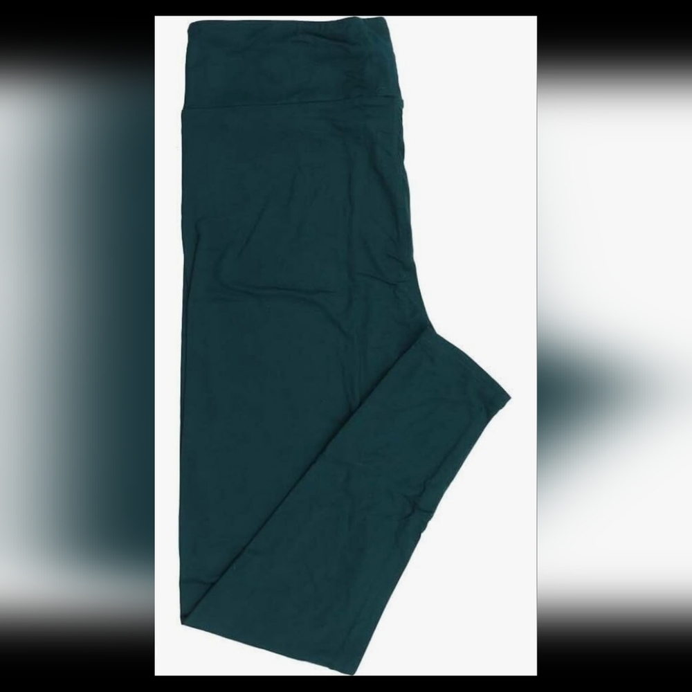 Teal Blue LulaRoe Leggings Tall and Curvy OS